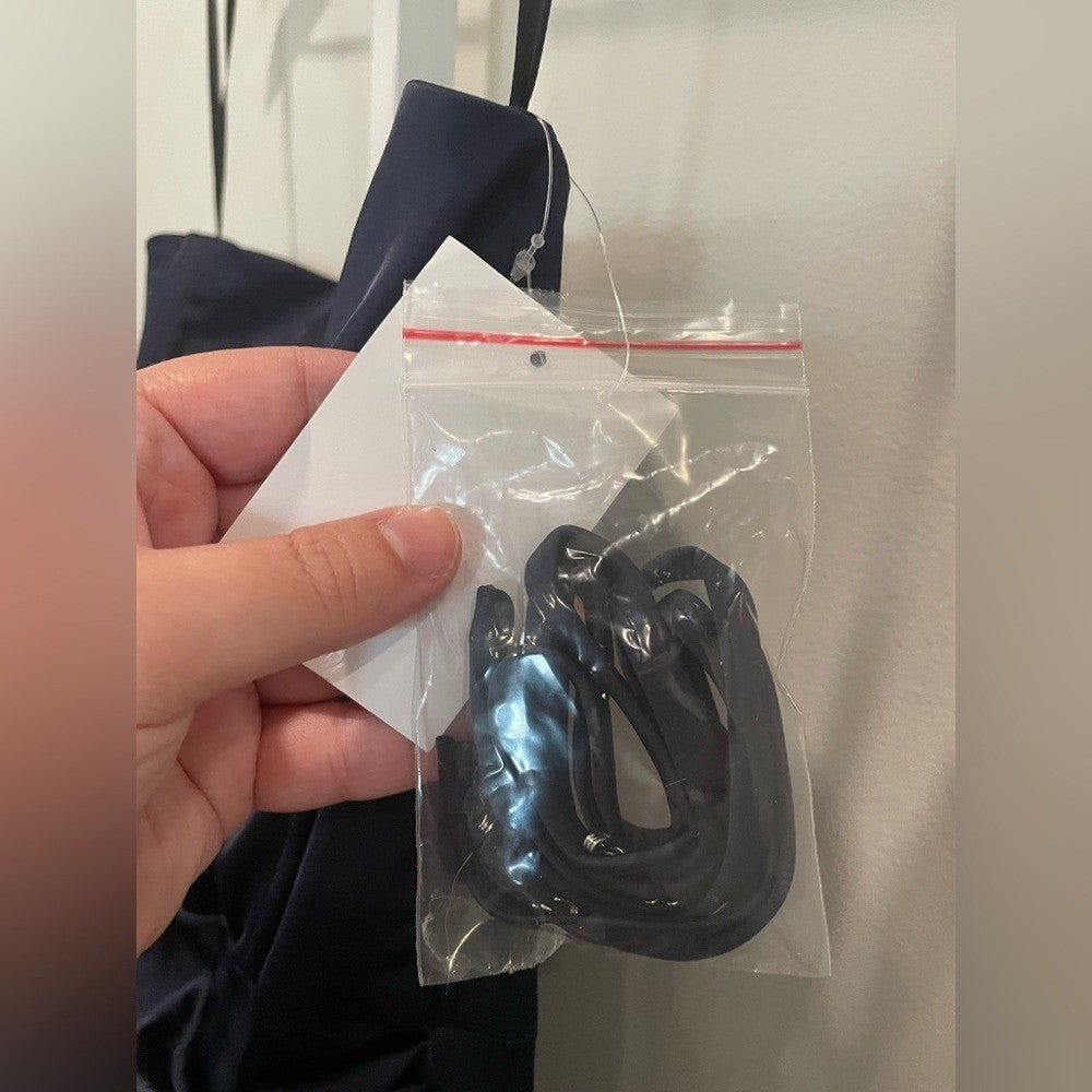 After Six Strapless Topstitched Corset Satin Maxi Dress Size 12