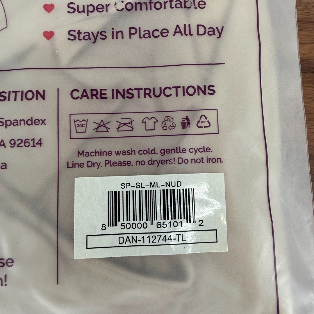 Shapermint Empetua High Waisted Shaper Panty Womens M/L Nude Stretch Shapewear