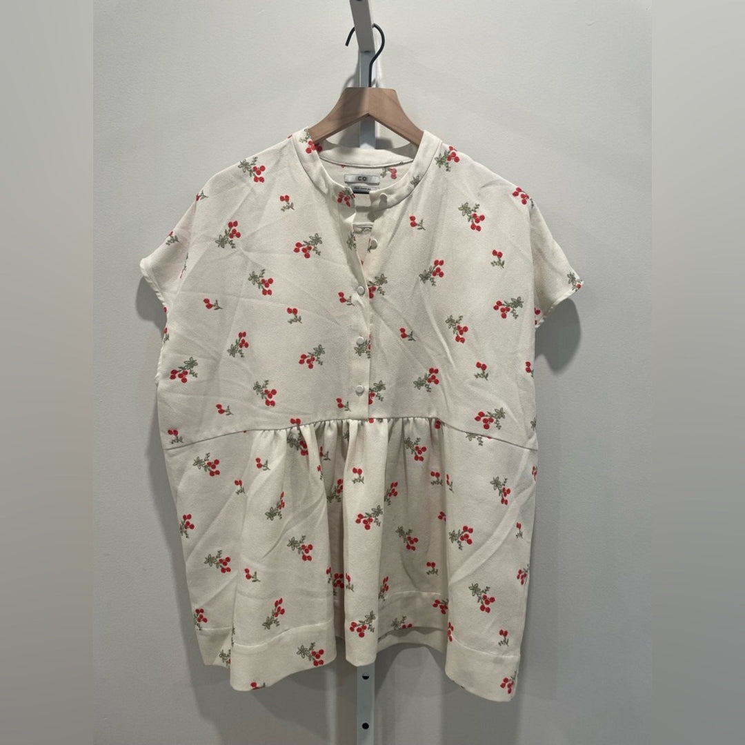 Co Half Placket Blouse Size L