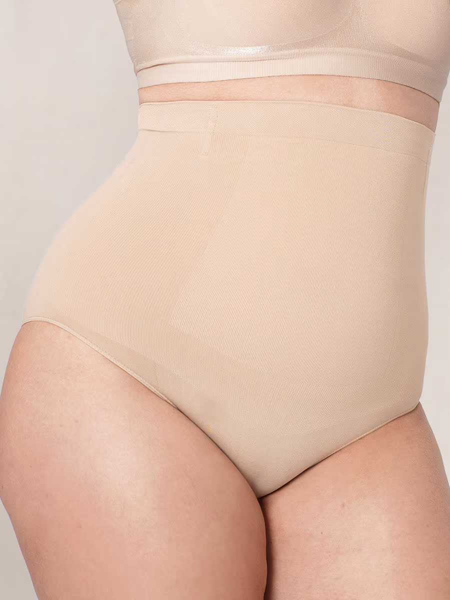 Shapermint Empetua All Day Every Day High-Waisted Shaper Panty Womens Small Nude