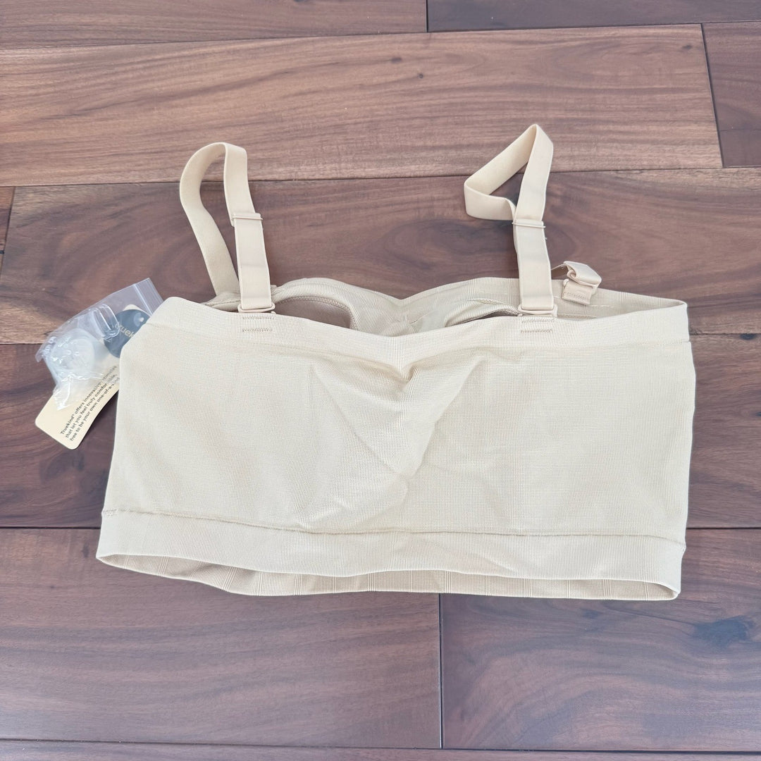 truekind Convertible Strapless Bandeau Bra Beige XL