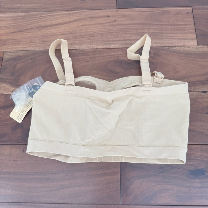truekind Convertible Strapless Bandeau Bra Beige XL