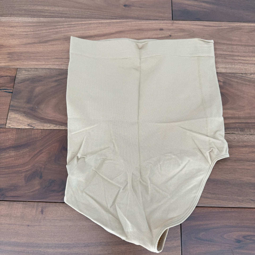 Shapermint Empetua High Waisted Shaper Panty Womens M/L Nude Stretch Shapewear