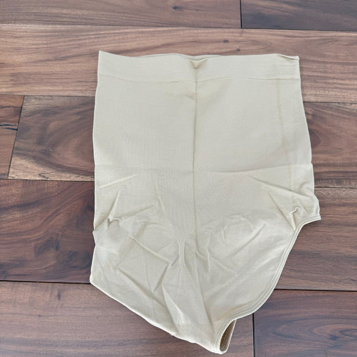 Shapermint Empetua High Waisted Shaper Panty Womens M/L Nude Stretch Shapewear