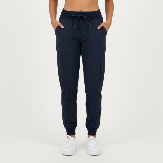 Lululemon Align High Rise Pant Ribbed Navy Blue Size 4 Jogger Athleisure