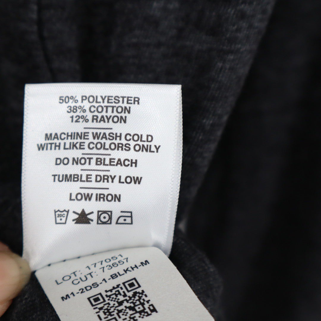 American Giant Classic Full Zip Hoodie Charcoal Heather Made in USA Size M