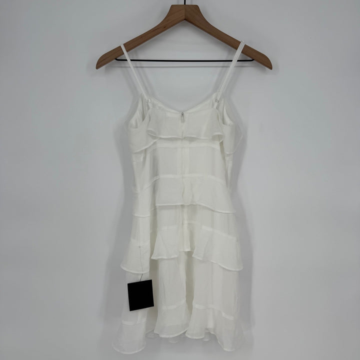 Lulus Terrifically Trendy White Tiered Ruffled Mini Dress Size XS