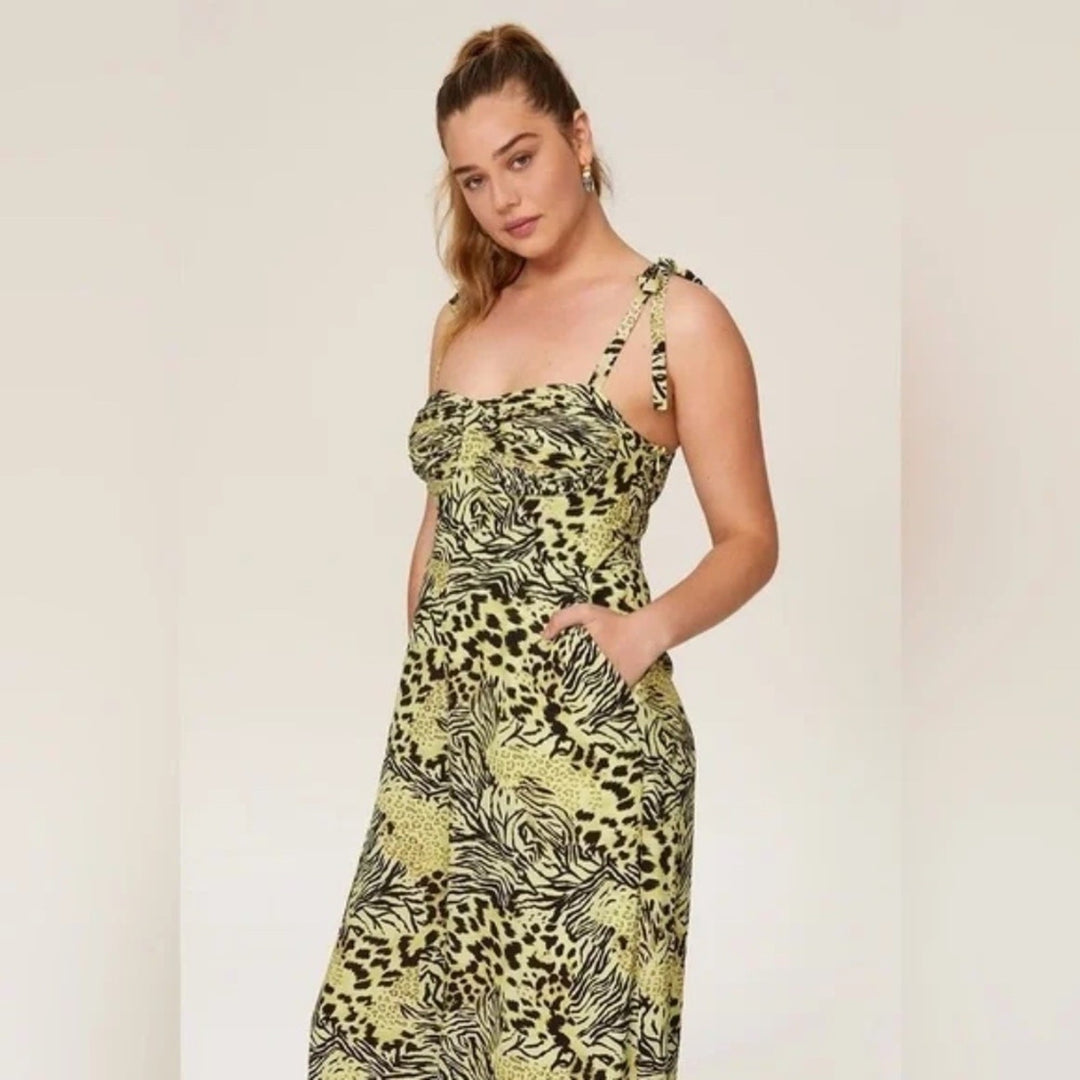 Fame and Parner Suraya Safari Citrus Jumpsuit Size 10