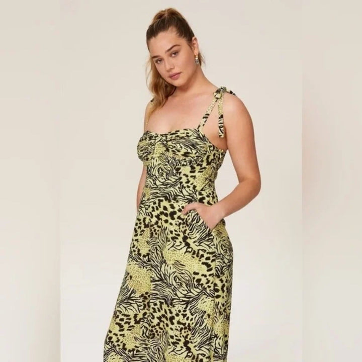 Fame and Parner Suraya Safari Citrus Jumpsuit Size 10