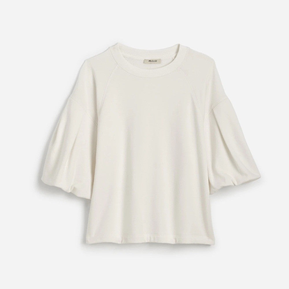 Madewell Puff-Sleeve Sweatshirt Tee Size XXS