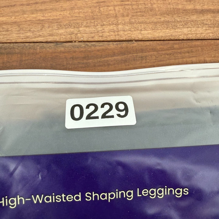 Shapermint Empetua High Waisted Shaping Leggings Women 2XL Blue Stretch Seamless