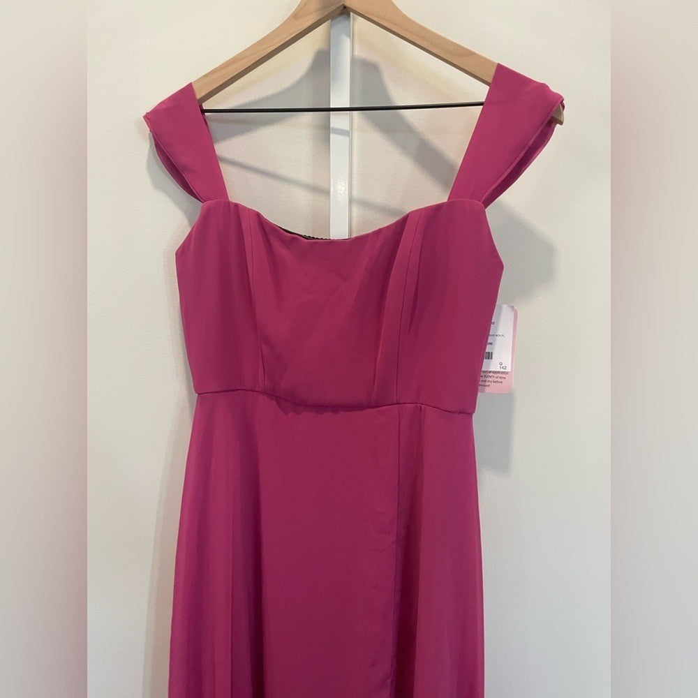 After Six Off-The-Shoulder Basque Neck Maxi Dress Size 8