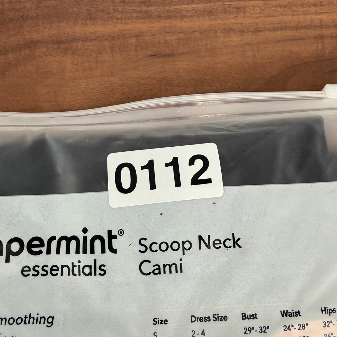 Shapermint Essentials Scoop Neck Cami Womens L Black Spaghetti Strap Shapewear