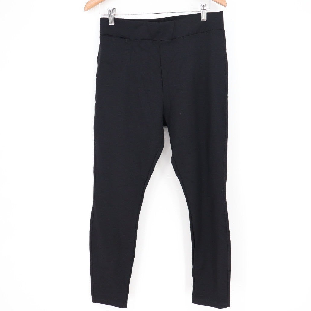 AMERICAN GIANT Black Leggings Pants Made in USA Size 14