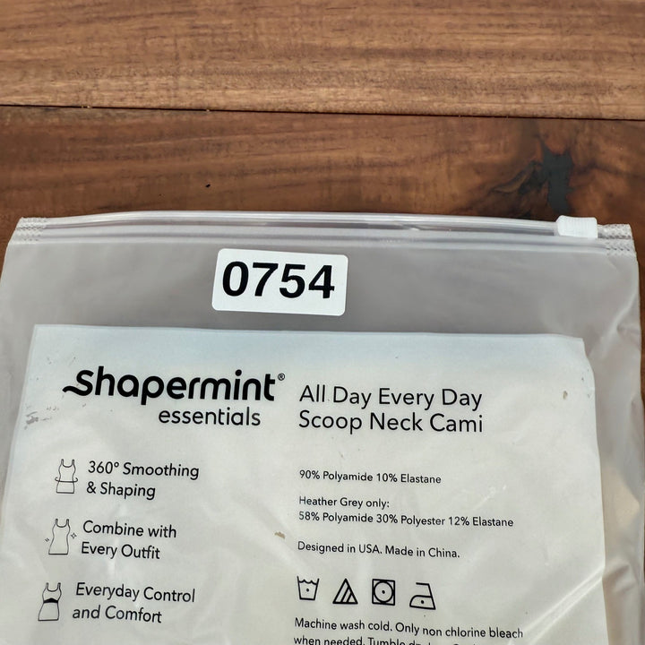 Shapermint Essentials All Day Every Day Scoop Neck Cami Beige Smoothing Shaping