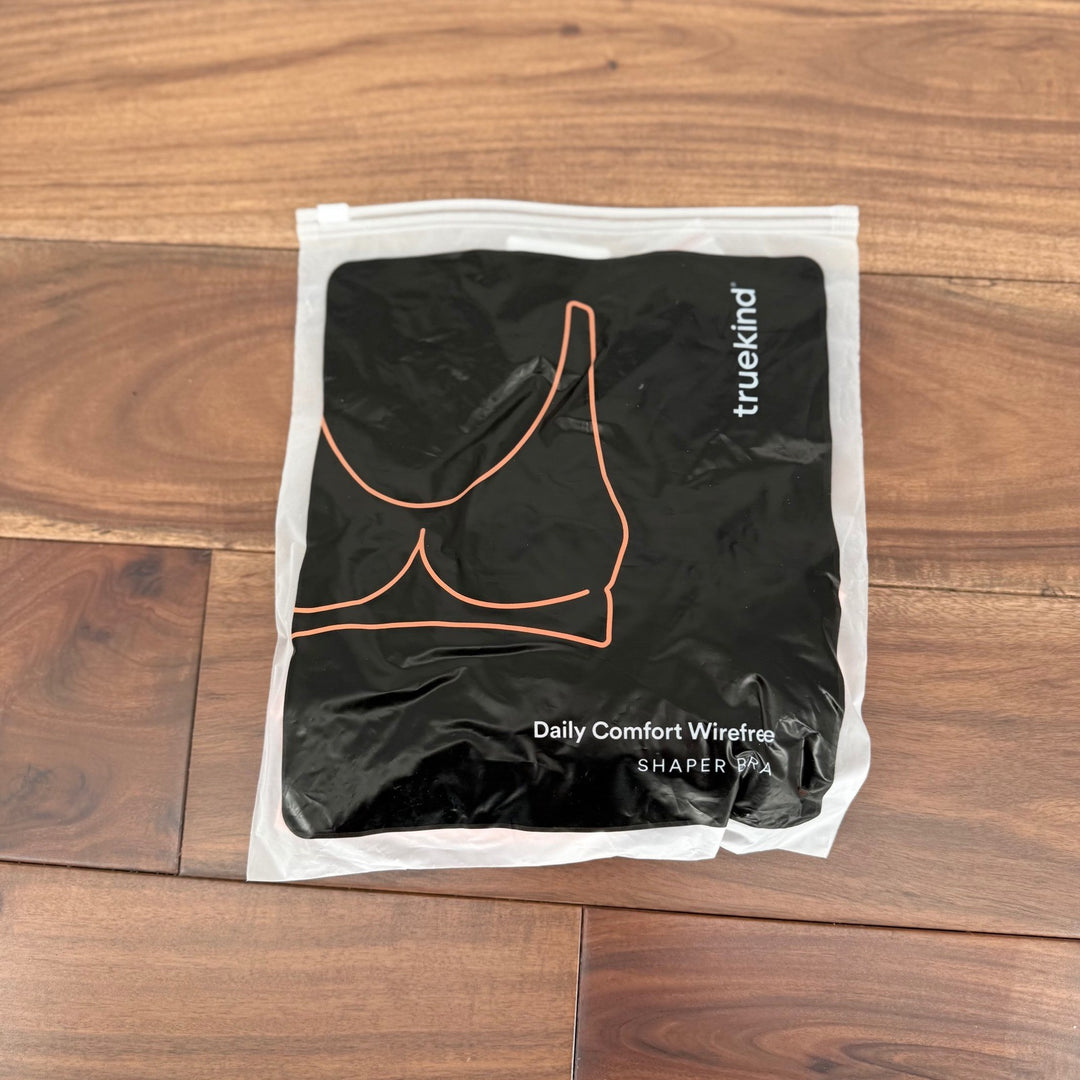 Truekind Daily Comfort Wirefree Shaper Bra Black Everyday Lingerie
