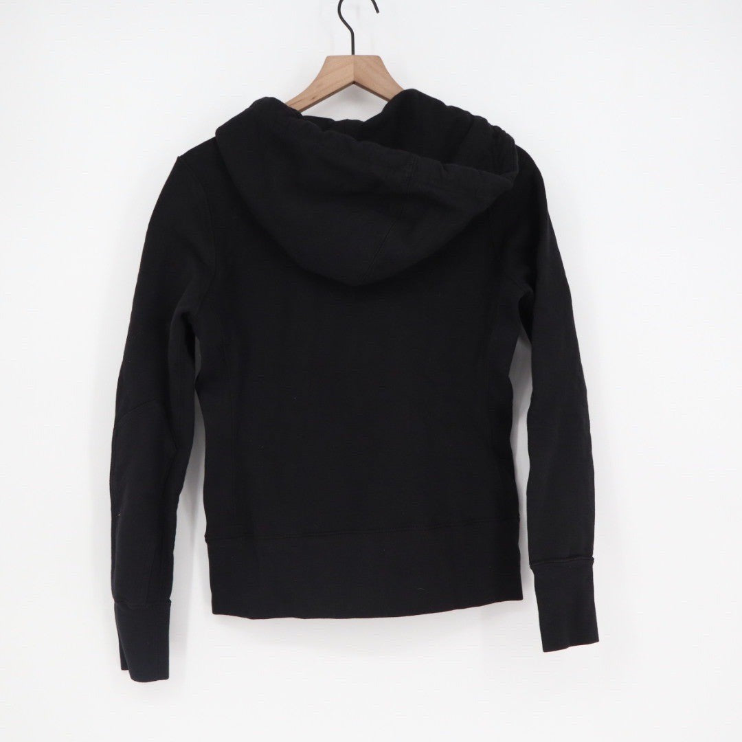 American Giant Womens Black Full Zip Hoodie Sweatshirt XS 100 Cotton Made in USA