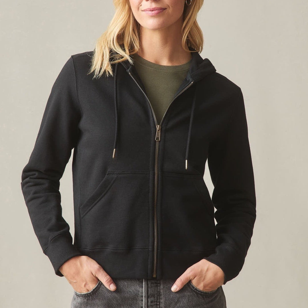 American Giant Relaxed Classic Full Zip Sweatshirt Made USA Women's Size S