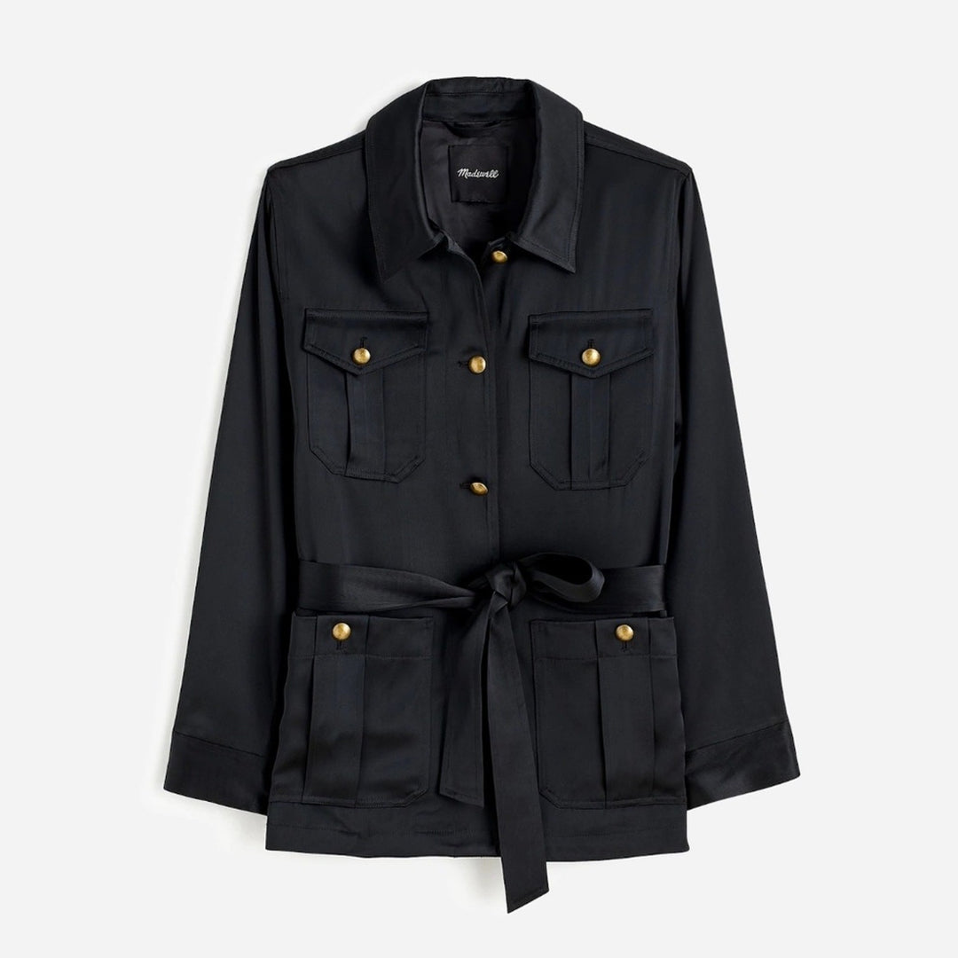 Madewell Double-Faced Satin Safari Jacket Size XXS