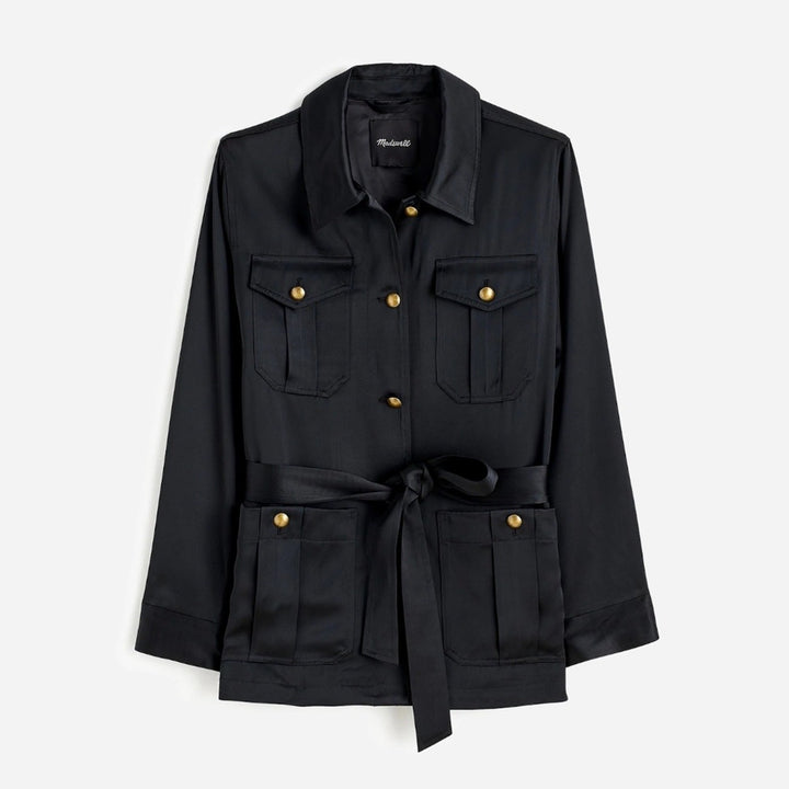 Madewell Double-Faced Satin Safari Jacket Size XXS