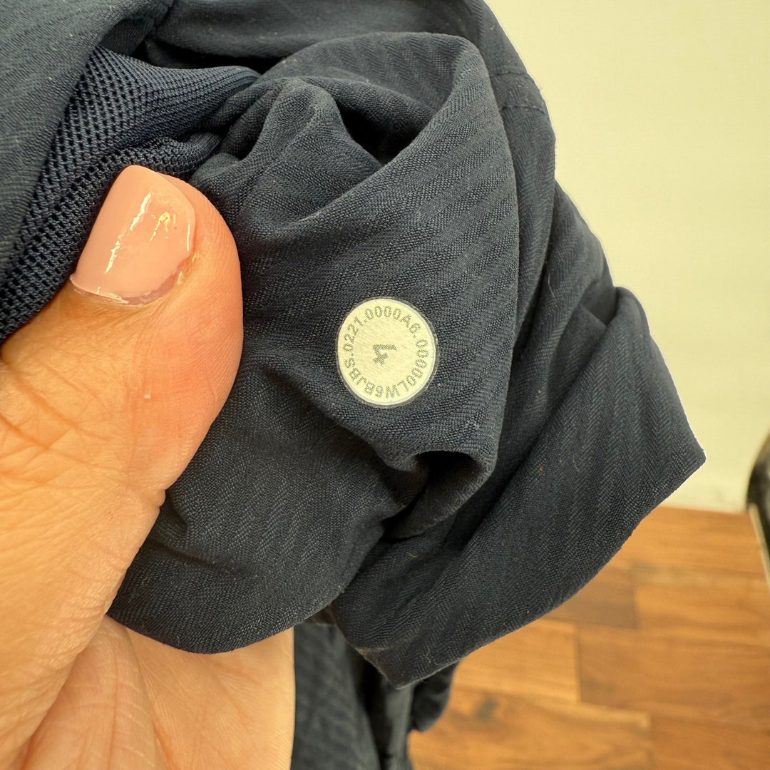 Lululemon Align High Rise Pant Ribbed Navy Blue Size 4 Jogger Athleisure