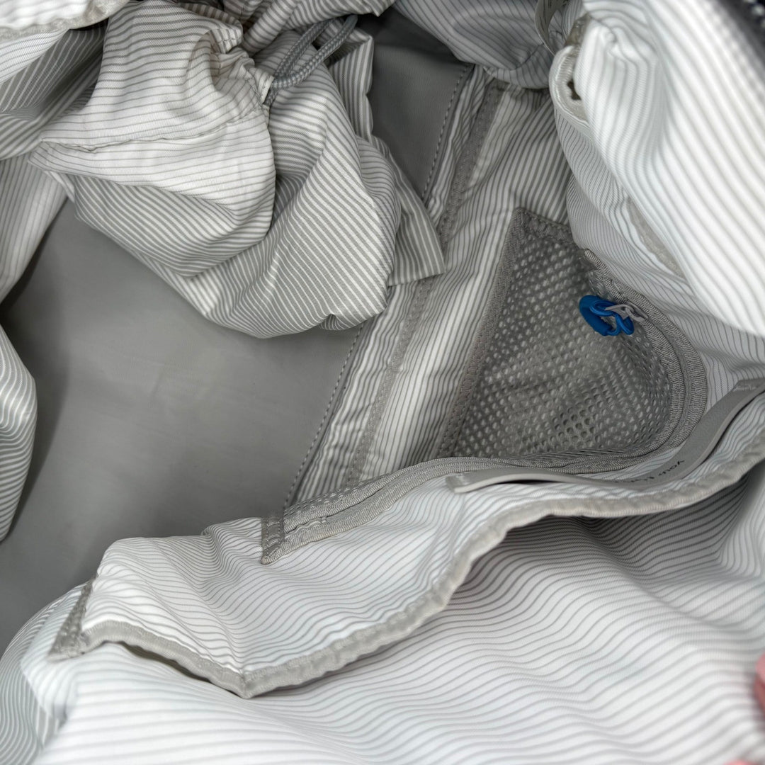 Lululemon Black Nylon Duffel Bag Gym Travel Weekender Sport Carryall