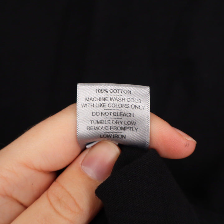 American Giant Black Crew Neck T Shirt Made in USA Size Large Mens Womens