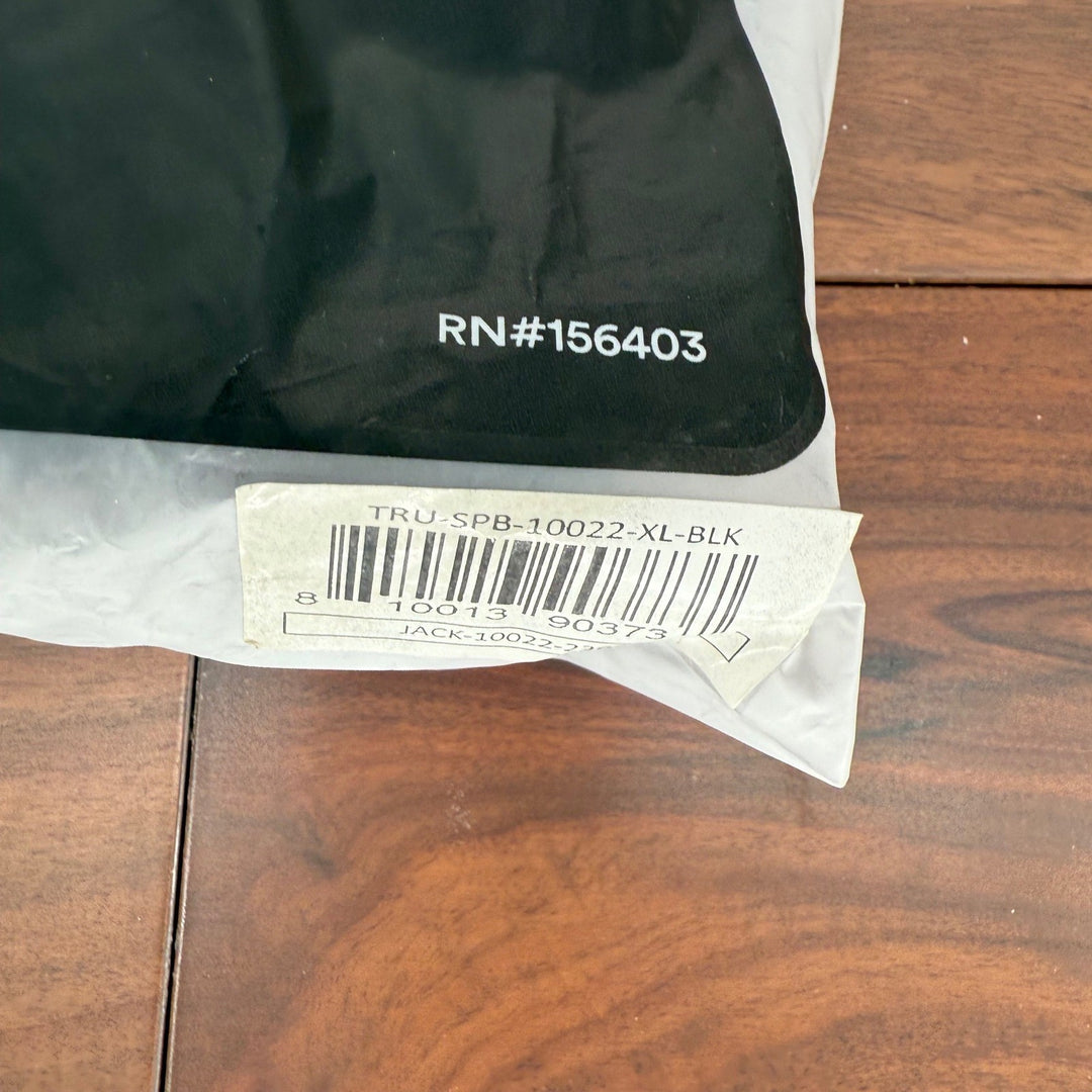 Truekind Daily Comfort Wirefree Shaper Bra XL Black New