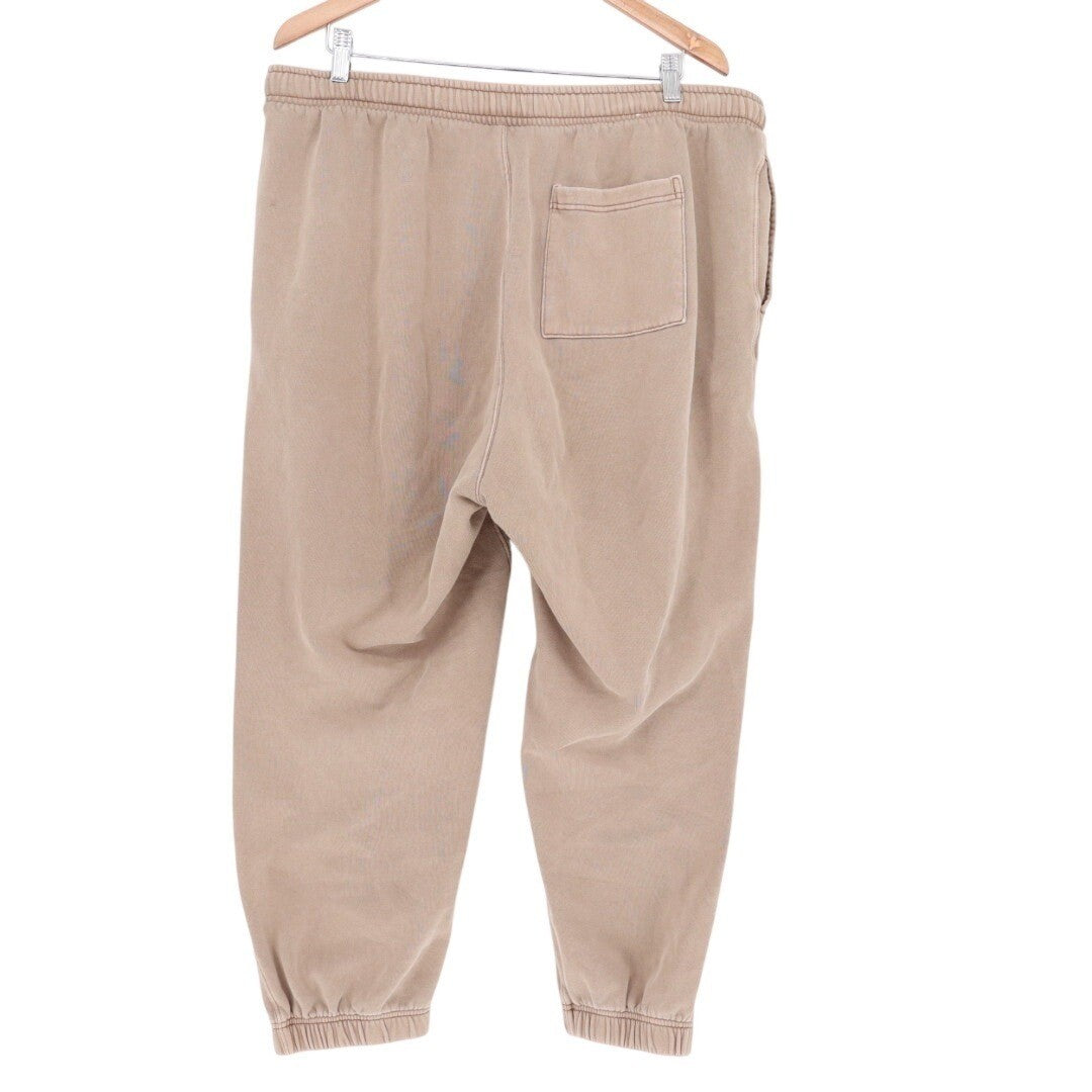 Aeropostale Jogger Sweatpants Tan Elastic Waist Drawstring Size XL
