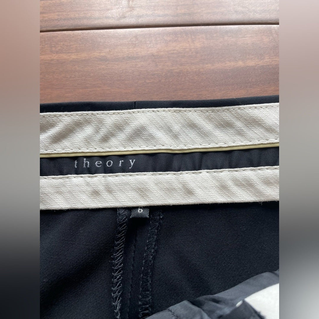 Theory Trousers Black Size 6