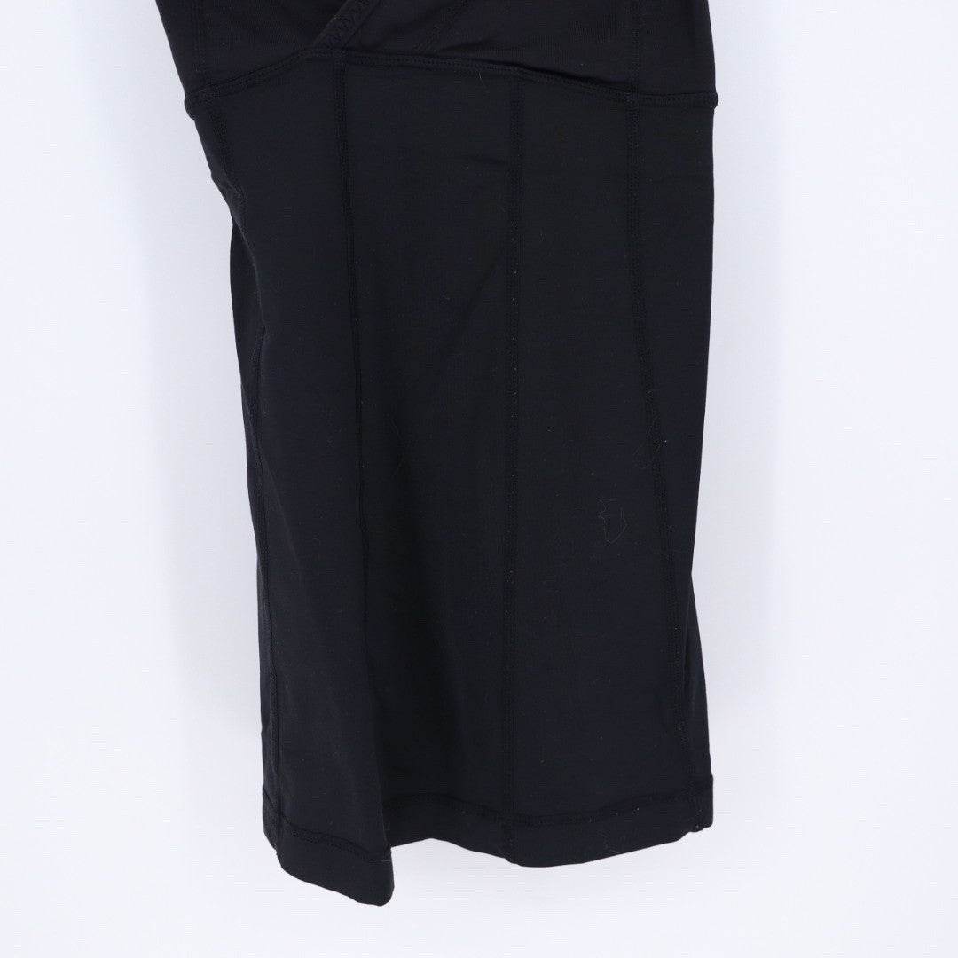 Lululemon Black Athletic Cami Tank Top Size 8 Crisscross Back