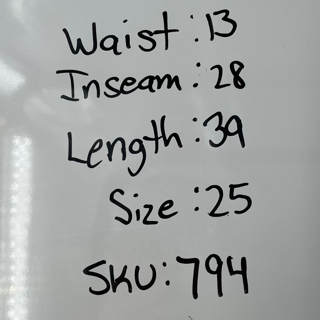 Everlane The High Rise Straight Jean Womens Size 25 Regular Black Wash Denim