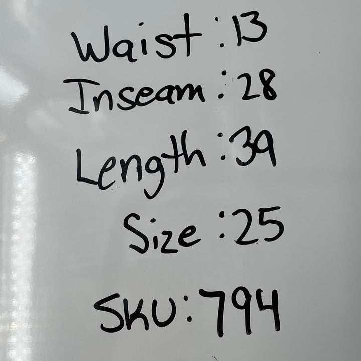 Everlane The High Rise Straight Jean Womens Size 25 Regular Black Wash Denim