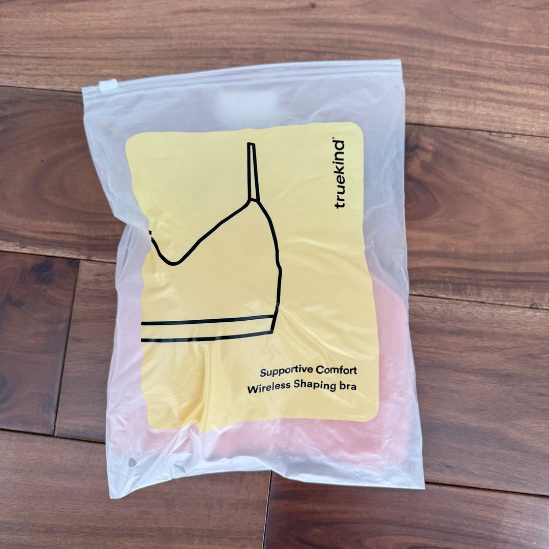 Truekind Supportive Comfort Wireless Shaping Bra Rose Clay Large