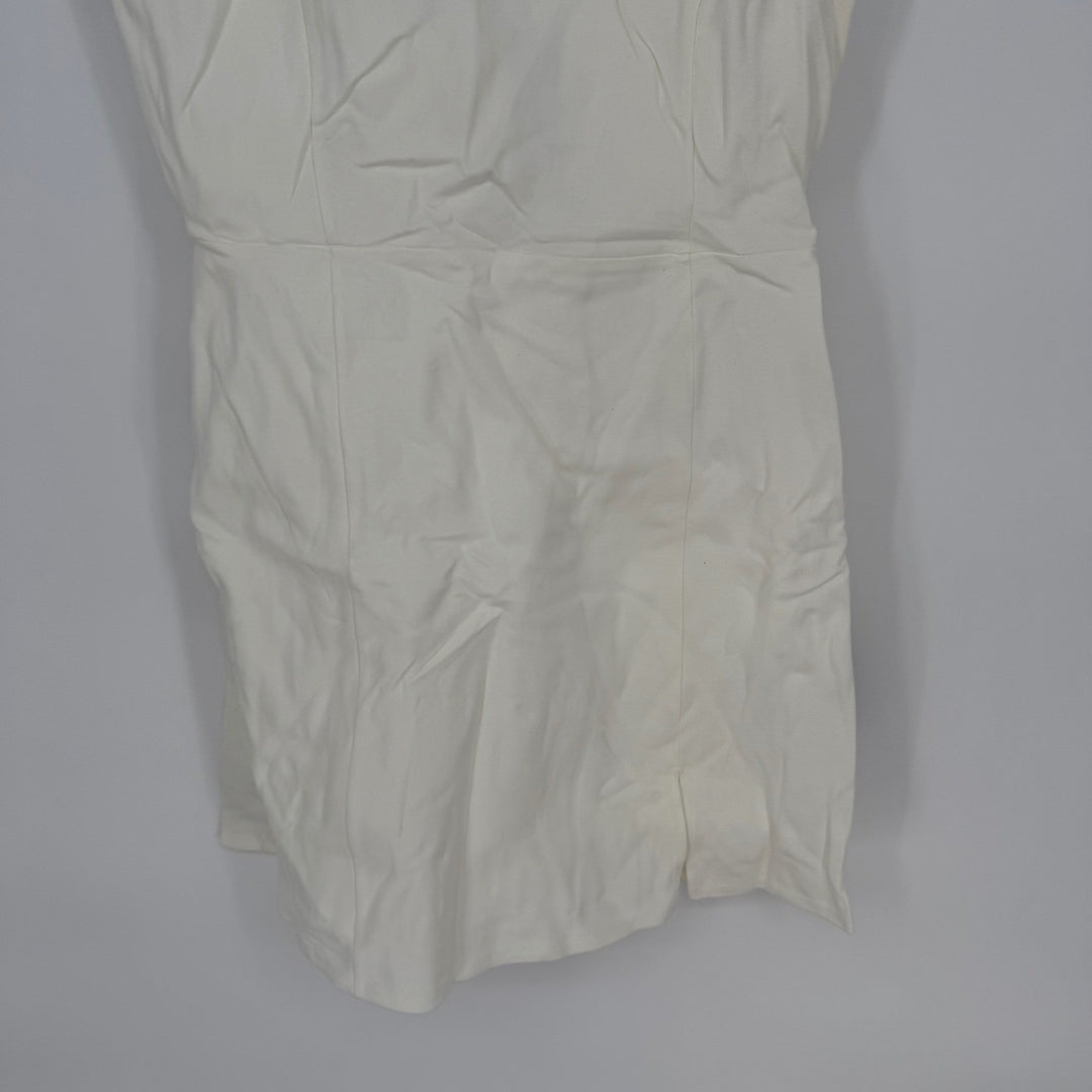 Lulus Always Admired White Sleeveless Mini Dress Size M