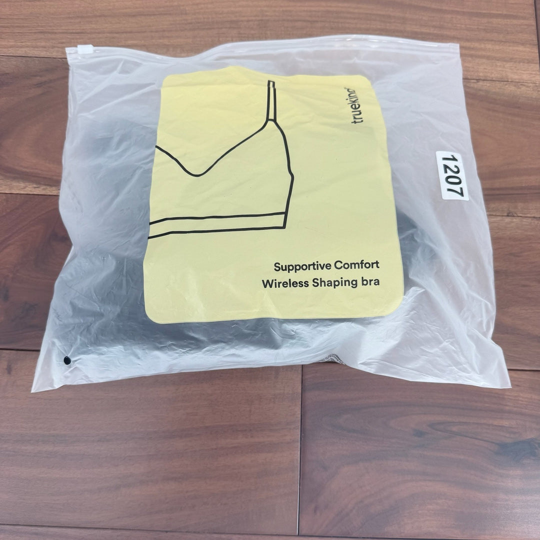 Truekind Supportive Comfort Wireless Shaping Bra Black 2XL