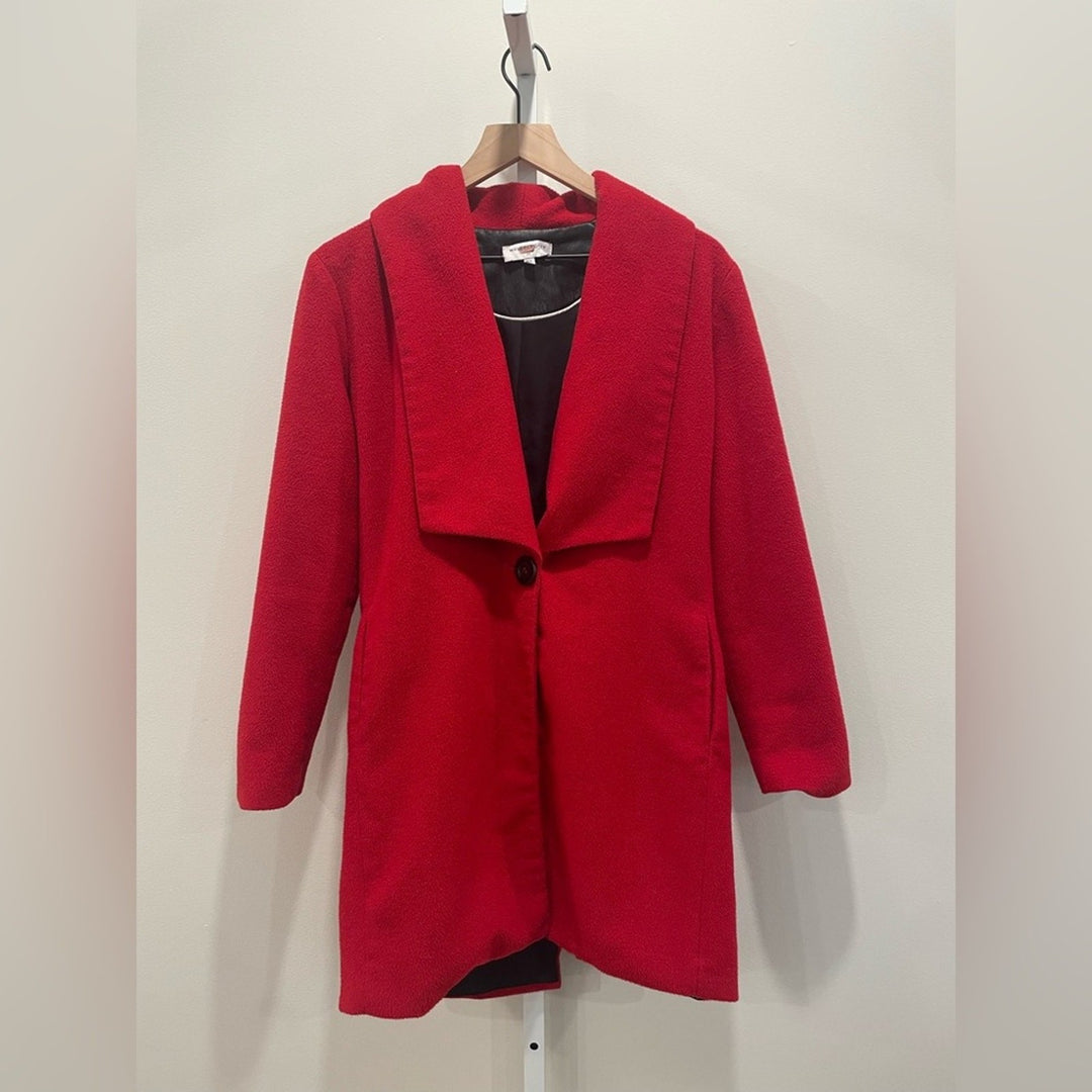 Waverly Grey Red Gabby Jacket Size XS