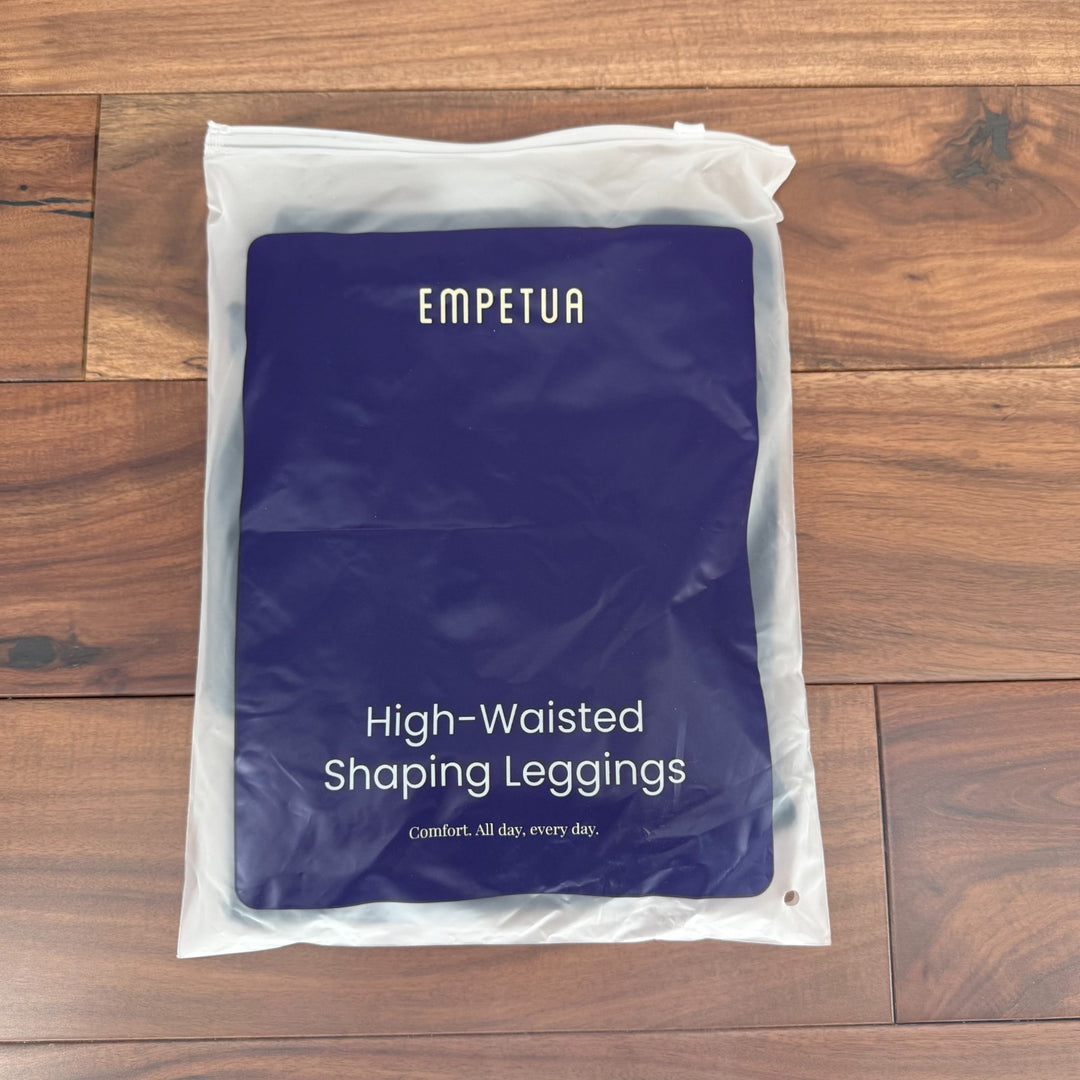 Shapermint Empetua High Waisted Shaping Leggings Women 2XL Blue Stretch Seamless