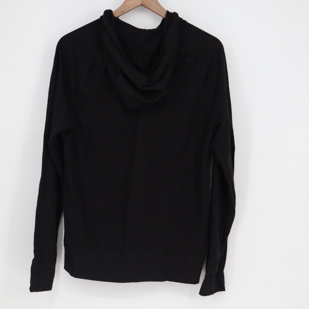 American Giant Black Full Zip Hoodie Made in USA Hooded Sweatshirt Size M