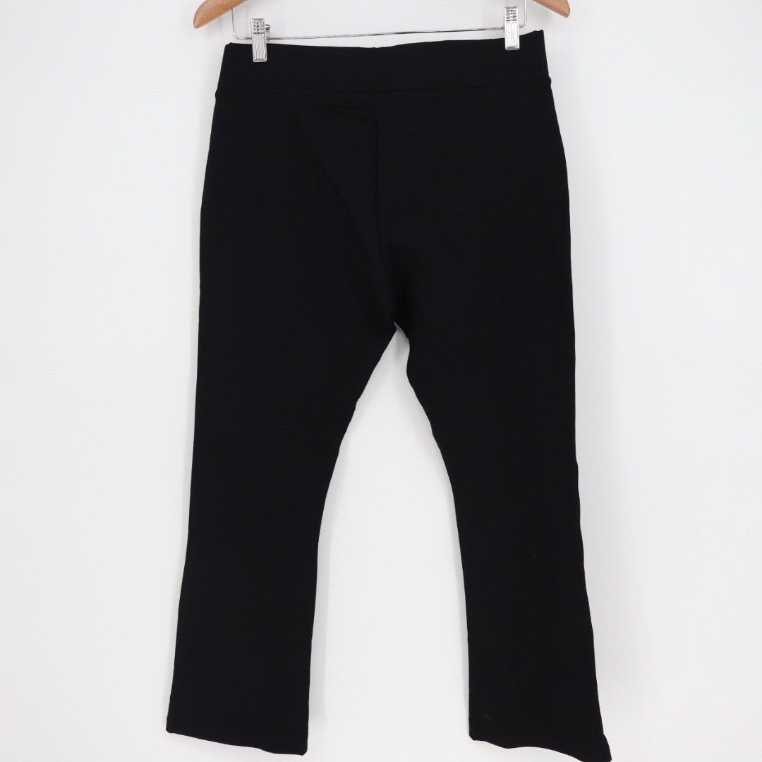 American Giant Black Bootcut Pants Made in USA Size 12