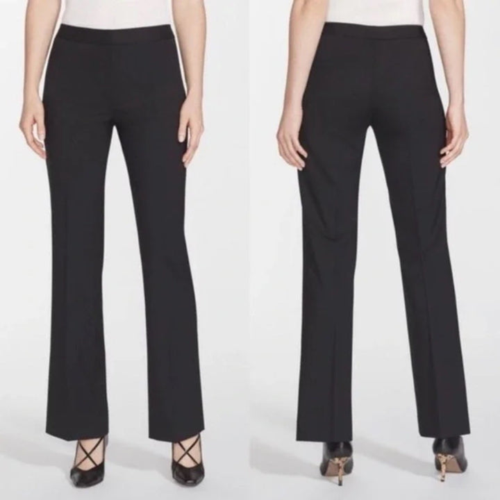 Lafayette 149 Cotton Black Trouser Pants Size 2