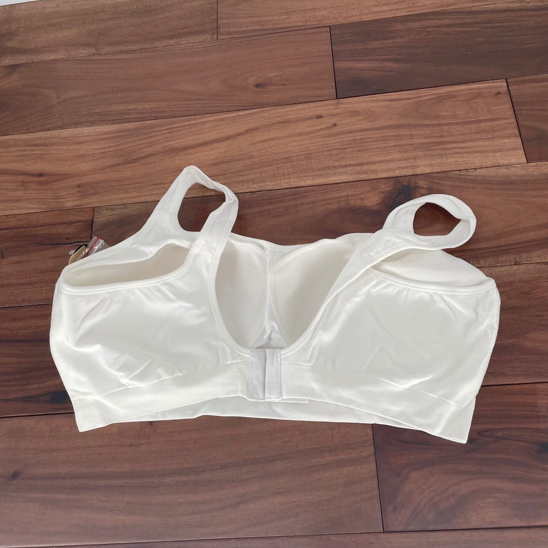 Truekind Daily Comfort Wirefree Shaper Bra 4XL White Smooth Seamless Support