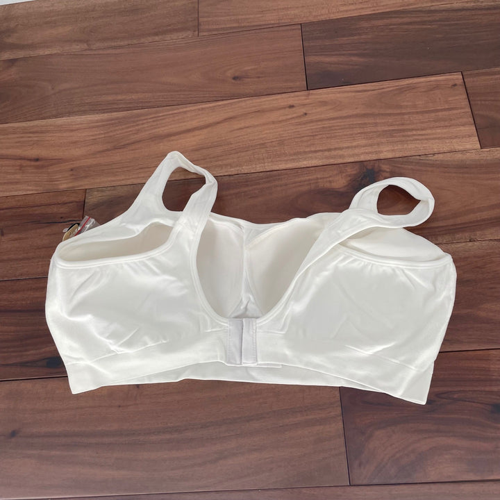 Truekind Daily Comfort Wirefree Shaper Bra 4XL White Smooth Seamless Support