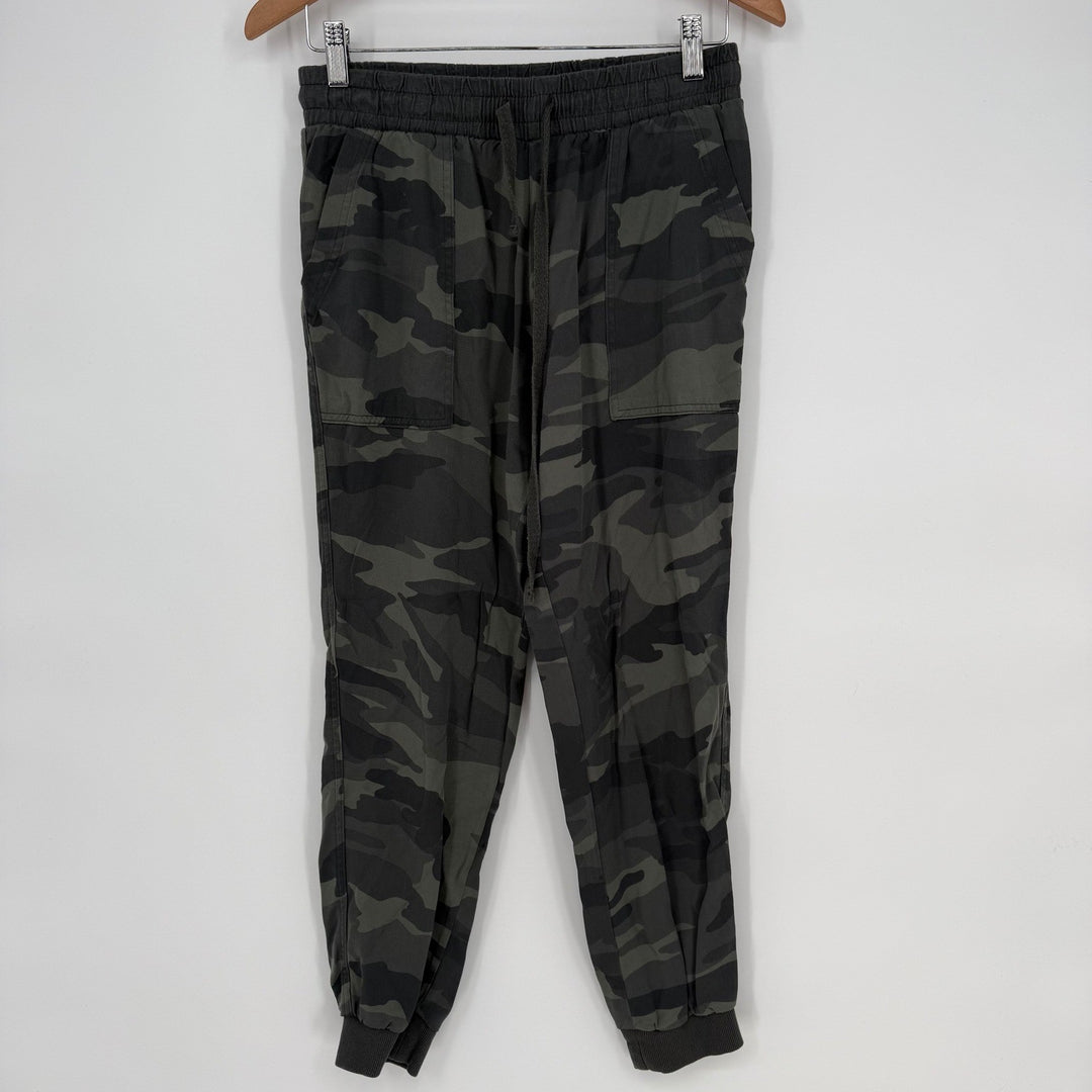 Splendid Camo Print Drawstring Jogger Pants Casual Comfy Athleisure Size XS