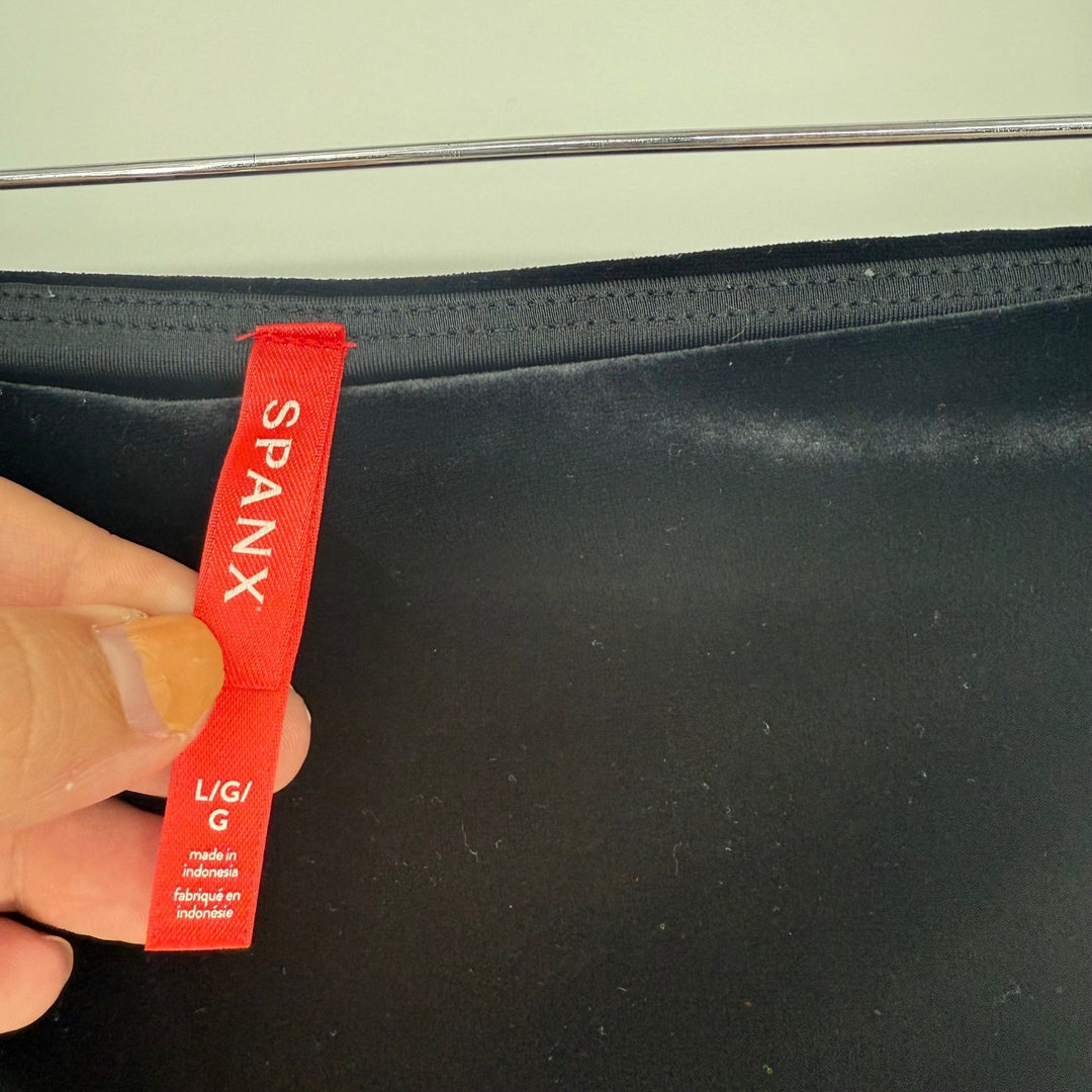 SPANX Velvet Leggings High Waisted Lounge Pants Black Size L