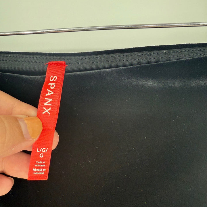 SPANX Velvet Leggings High Waisted Lounge Pants Black Size L