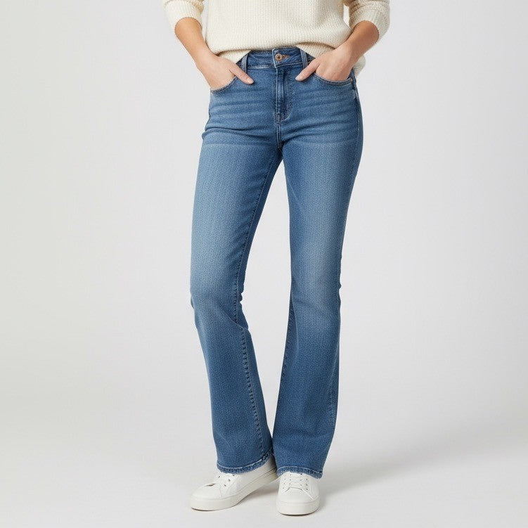 American Eagle Outfitters Bootcut Jeans Next Level Stretch Blue Denim Size 6