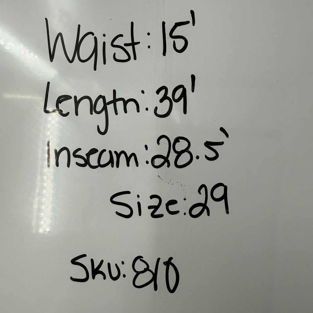 Level 99 Black Skinny Cargo Pants Zip Pockets Womens Size 29