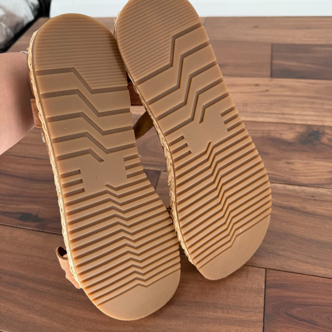 Naturalizer Sandals Womens Size 11 N Tea Brown Leather Neila Ankle Strap Braided