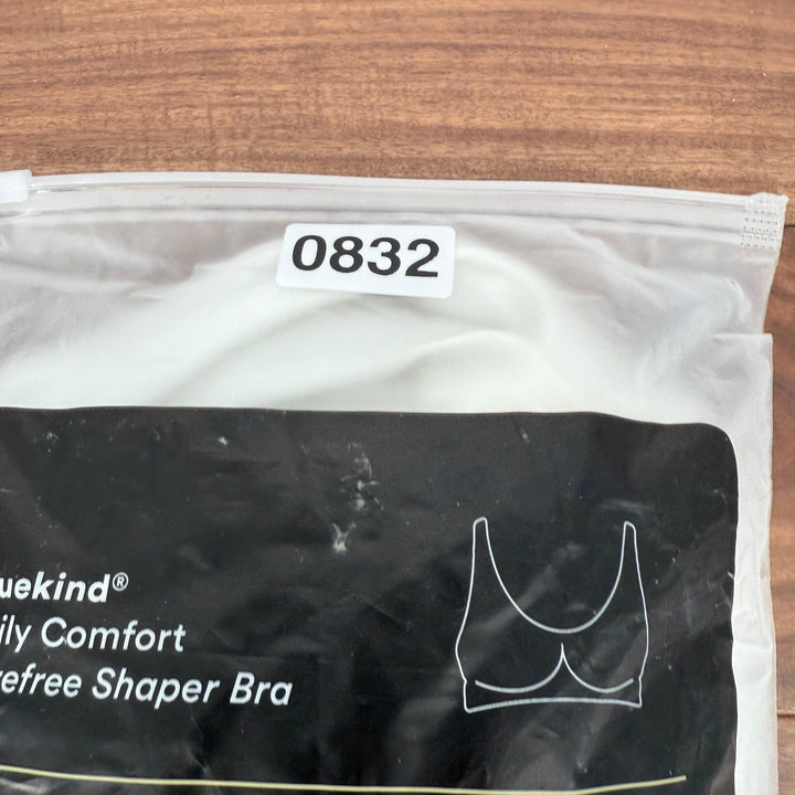 Truekind Daily Comfort Wirefree Shaper Bra White 4XL NWT